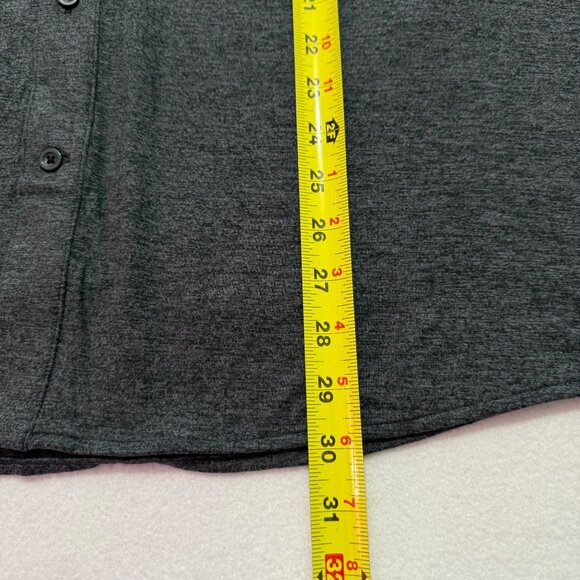 Stylus Men's Long Sleeve Stretch Buttons Casual French Indigo Shirt Size XXL NWT - Picture 11 of 11